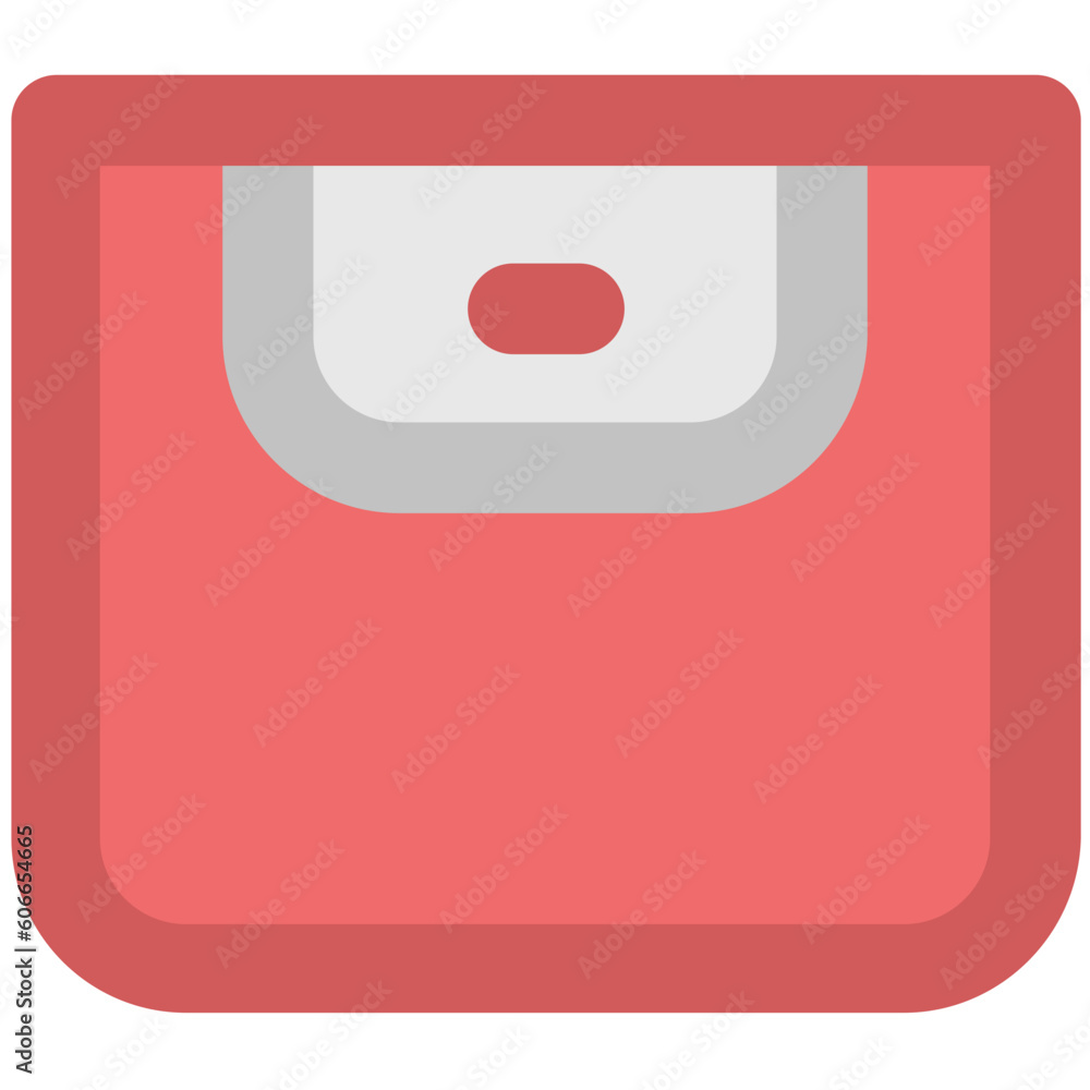 An editable icon of bag 