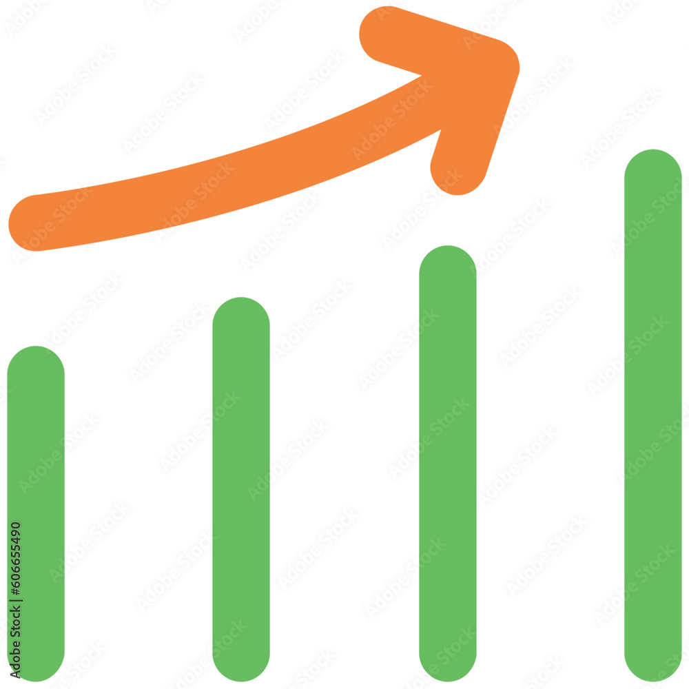An icon of growth key, business analysis An icon of growth key, business analysis