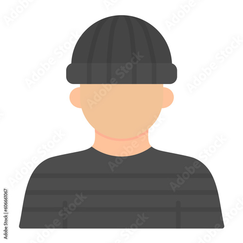 Criminal Flat Icon