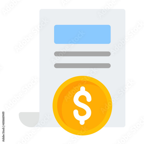 Paid Articles Flat Icon