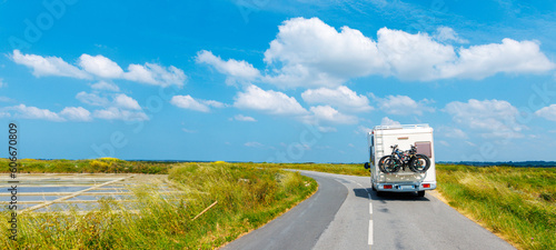 Fotografía travel in France in motorhome-  vacation, summer holiday, adventure ( Guerande,