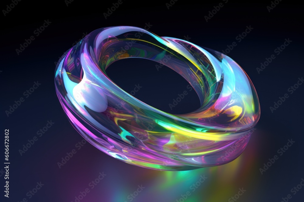 abstract background with wavy futuristic holographic fabric surface, ai generated image abstract background with wavy futuristic holographic fabric surface, ai generated image