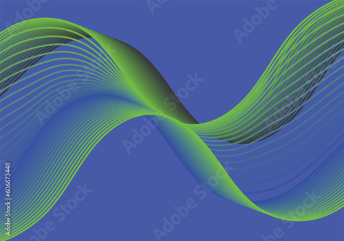 neon wavy striped gradient green technology comunication theme background for advertisement website template website template,cover landingpage label design vector eps.