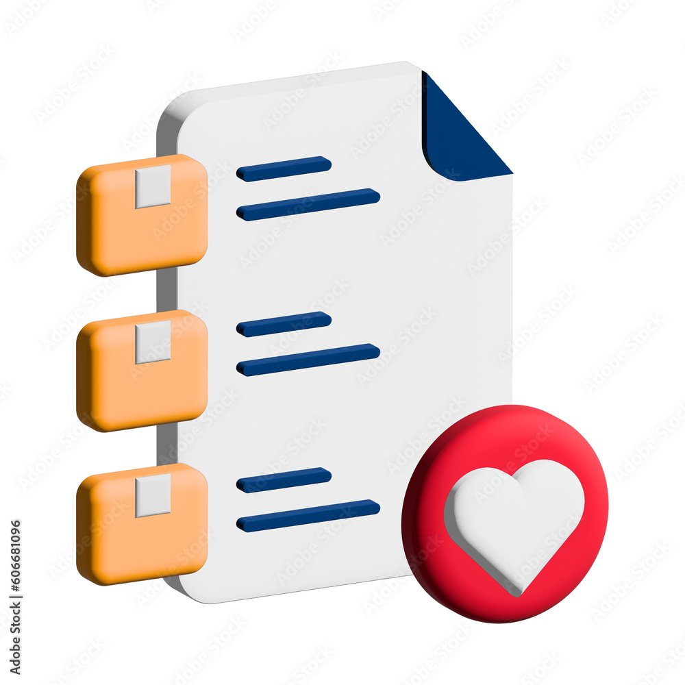Favorite. Shopping online icon set - 3D render Icon Favorite. Shopping online icon set - 3D render Icon