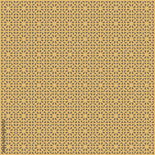 Golden seamless pattern background. Geometric seamless vector pattern background 