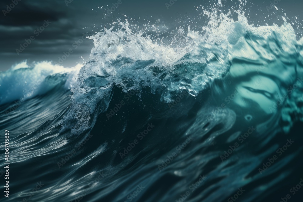 Sea ocean wave. Generate Ai