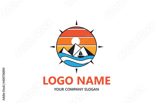 Natural lake view hill outdoor logo template Free Download
Natural lake view hill outdoor logo template - GFXLoad