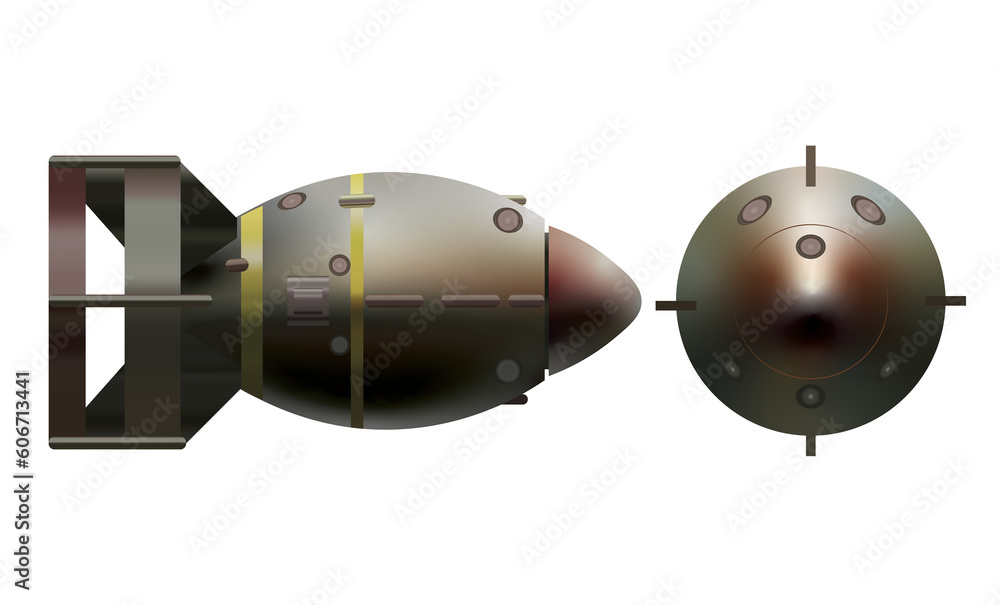 Foto atomic bomb, isolated