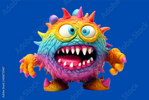 monster illustration 3d character rendering © Murzani