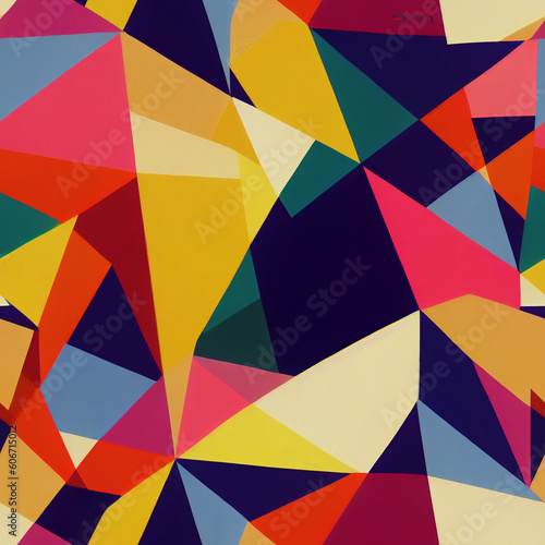 Triangle Shapes Seamless Repeating Pattern Tile