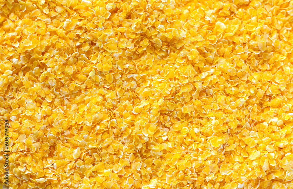 Healthy corn flakes pattern texture background Healthy corn flakes pattern texture background