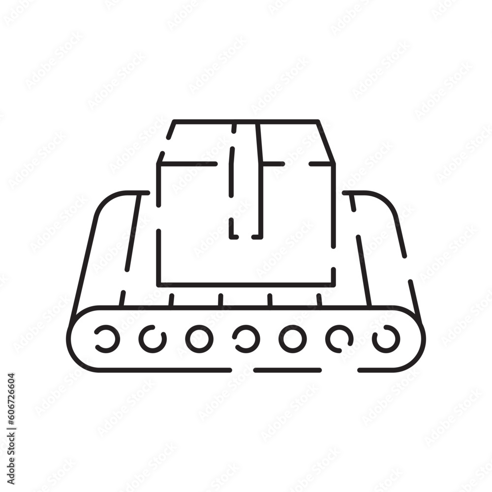 Robot or robotic icon such as arm, hand, production line, box packaging, automotive production, computer control and other product manufacturing, vector icon Robot or robotic icon such as arm, hand, production line, box packaging, automotive production, computer control and other product manufacturing, vector icon
