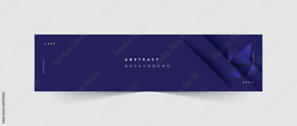 Naklejka premium Linkedin banner simple gradient abstract background