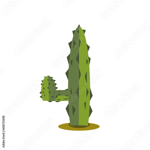 Aesthetics tree cactus vector compatible for any design 