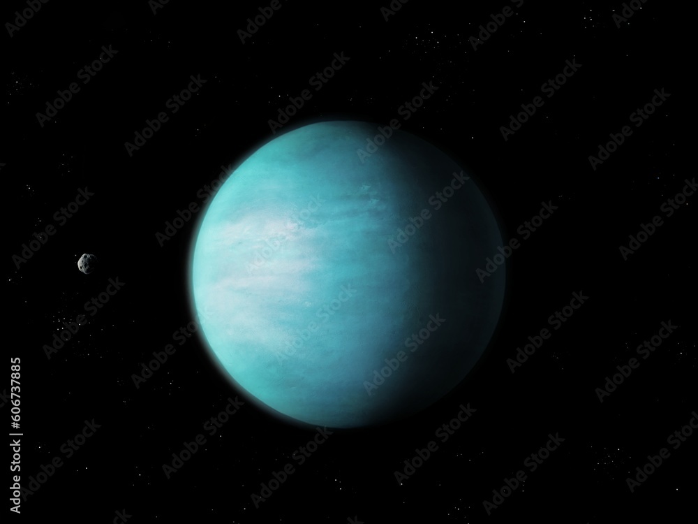 Twin of the Earth in outer space. Beautiful Earth-like planet with an atmosphere. Super-Earth in another star system. Twin of the Earth in outer space. Beautiful Earth-like planet with an atmosphere. Super-Earth in another star system.