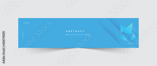 Linkedin banner technology minimal line abstract background