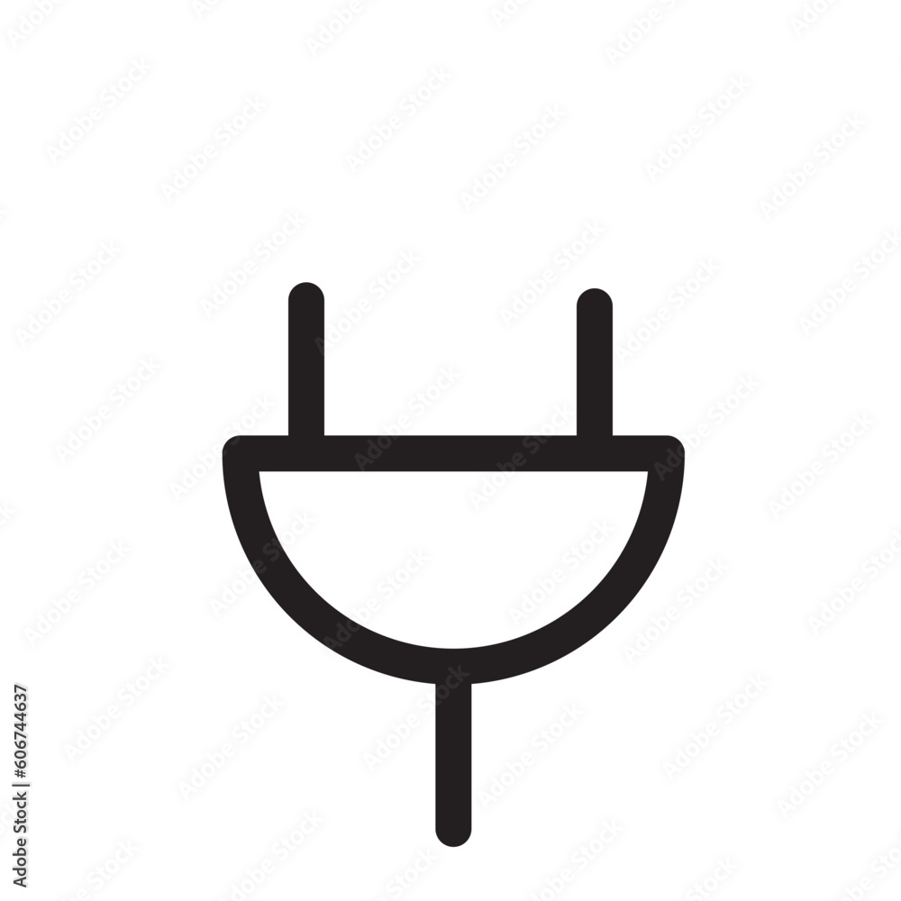 power switch line icon power switch line icon