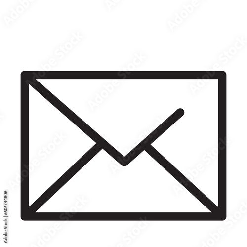 email mail line icon