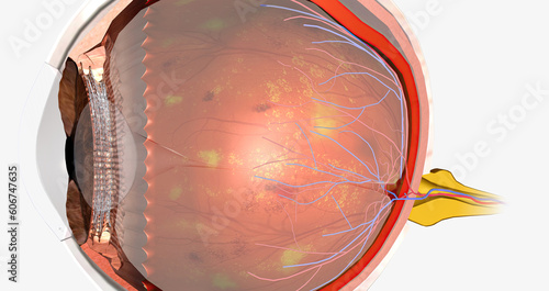 Diabetic retinopathy is a complication of diabetes that affects the eyes.