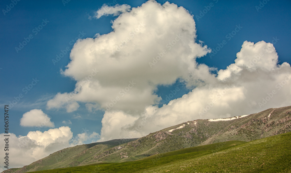 landscape with clouds