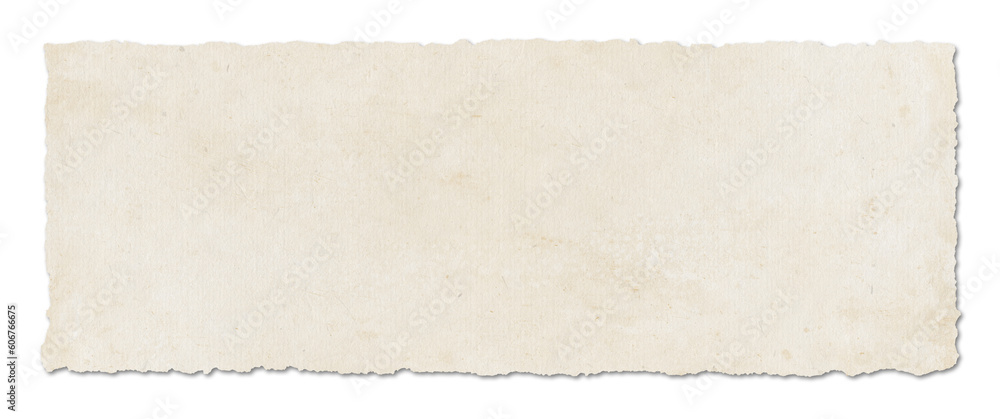 Naklejka premium Old parchment paper texture background. Horizontal banner