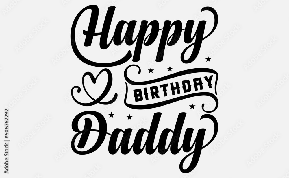 Vector father's day greetings card with hand lettering - happy father's day - with a hat and mustaches in a circle. - Vector Vector father's day greetings card with hand lettering - happy father's day - with a hat and mustaches in a circle. - Vector