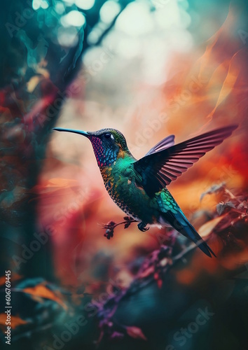 hummingbird in flight © Jan