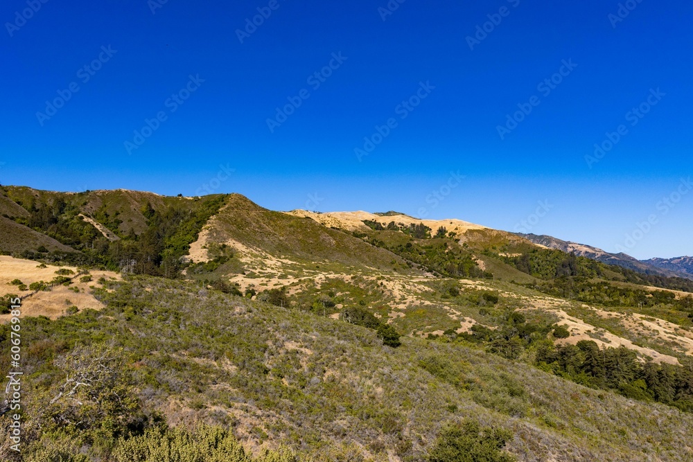 Beautiful shot of the Old Coast Road in California Beautiful shot of the Old Coast Road in California
