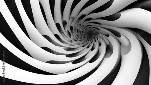 Wallpaper Mural Graphic black and white spiral Torontodigital.ca