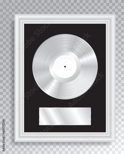 white LP frame