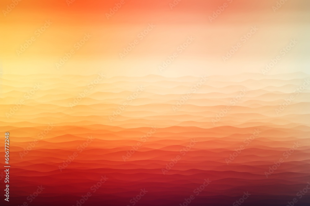 Soft gradient or ombre colored background in warm tones, Generative ai