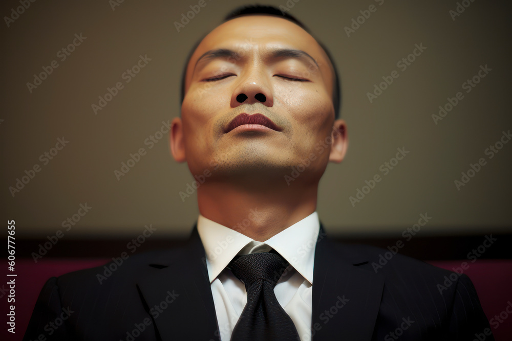 Portrait of an asian businessman in a suit and tie. Portrait of an asian businessman in a suit and tie.