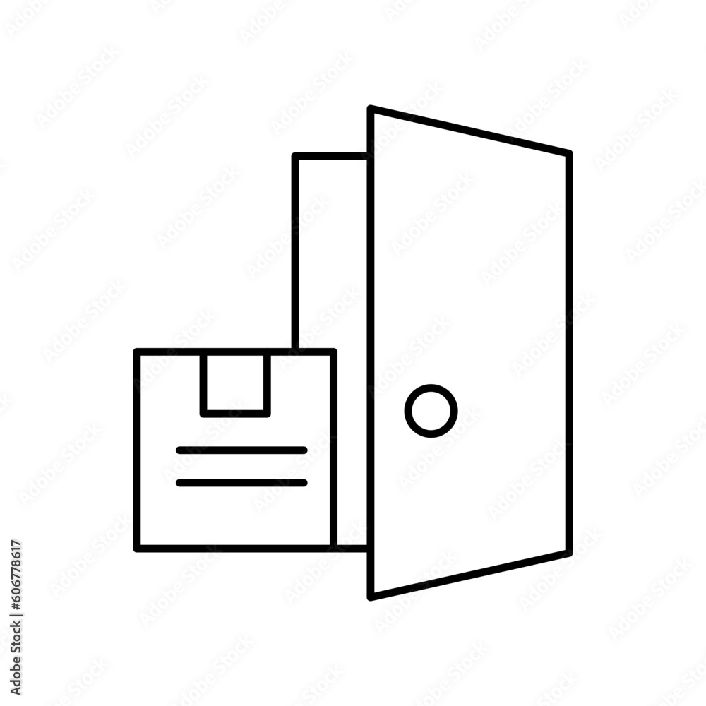Home delivery Outline Vector Icon that can easily edit or modify
Home delivery Outline Vector Icon that can easily edit or modify