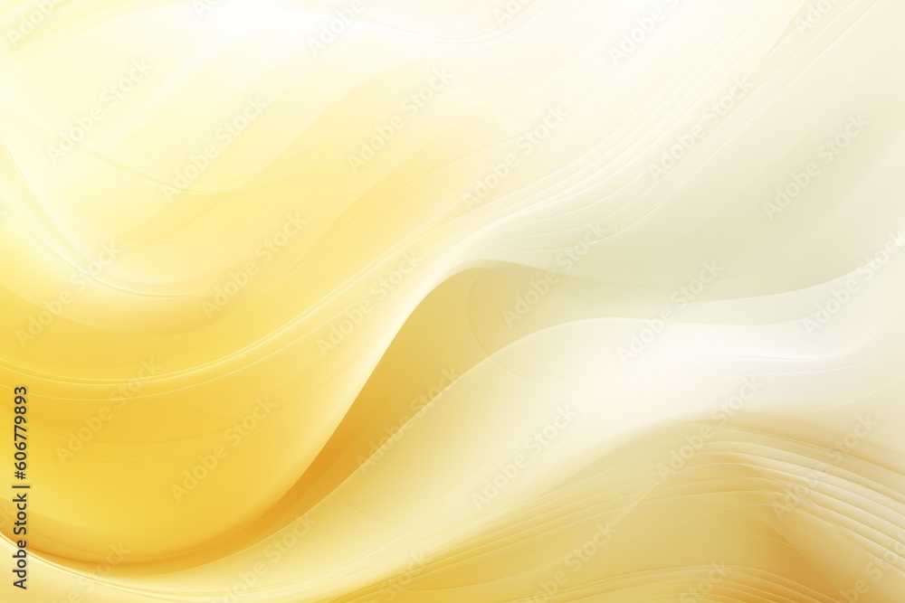 Soft yellow and white abstract background, Generative ai Soft yellow and white abstract background, Generative ai