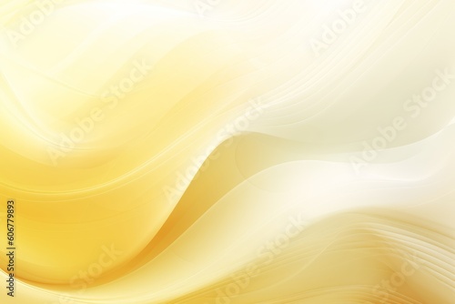 Soft yellow and white abstract background, Generative ai