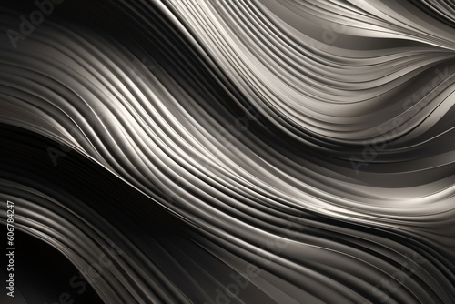 Ai generated illustration of silver wallpaper