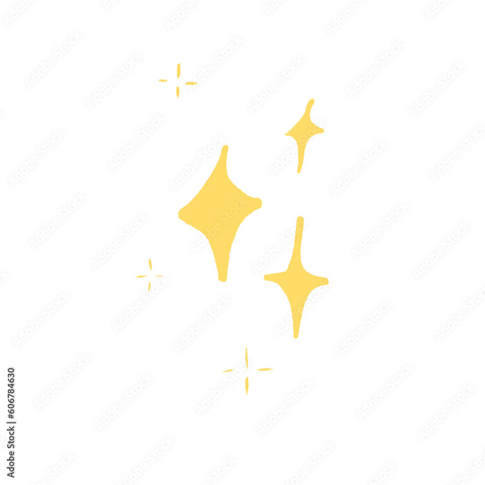 Hand drawn star element doodle Hand drawn star element doodle