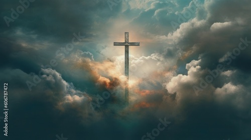 Symbol of Cross in Heaven © Left
