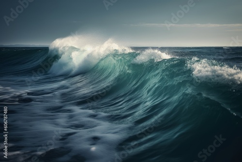 Sea water ocean wave, Generative ai © Marius