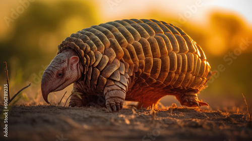 Armadillo created with Generative AI technology