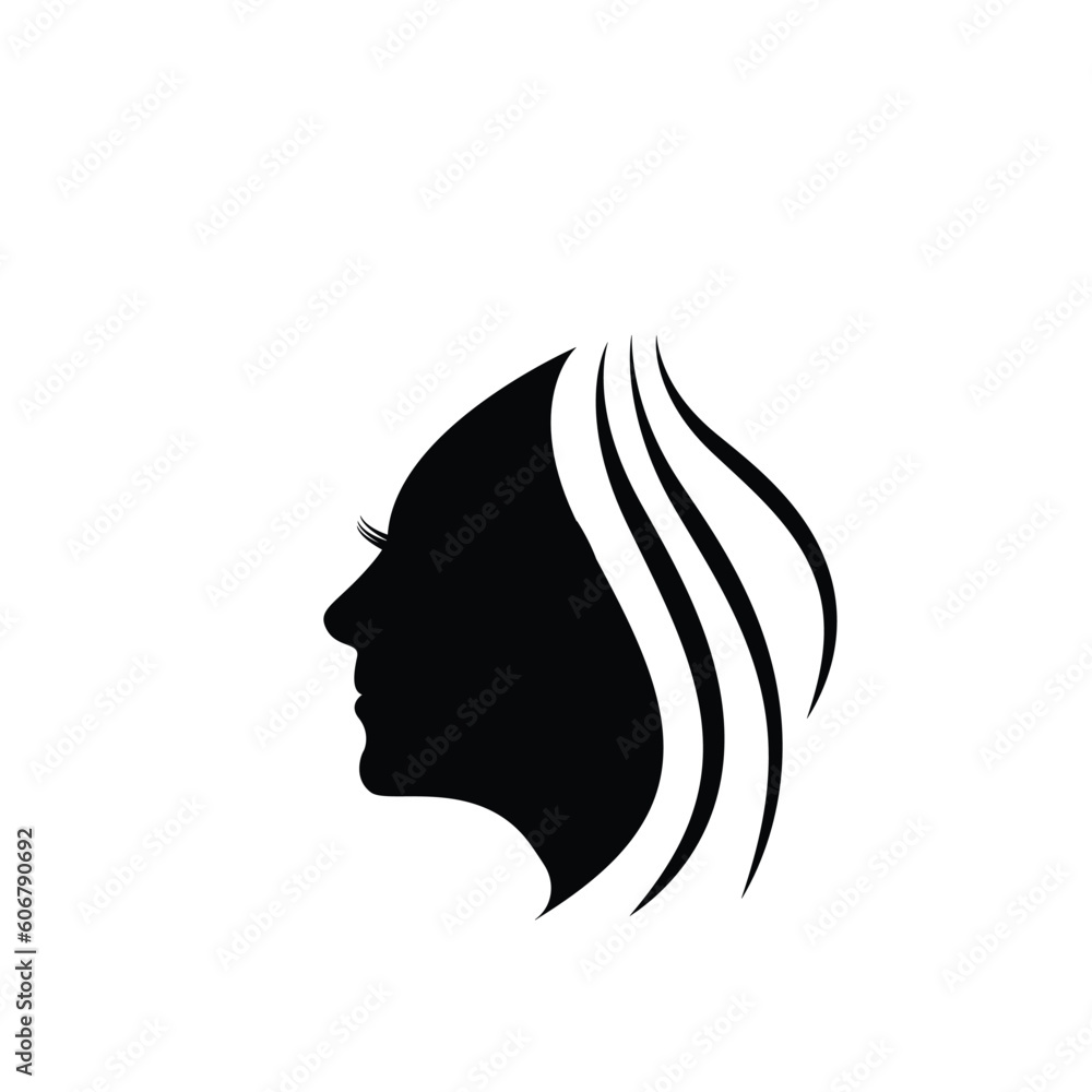 hair beauty logo icon hair beauty logo icon