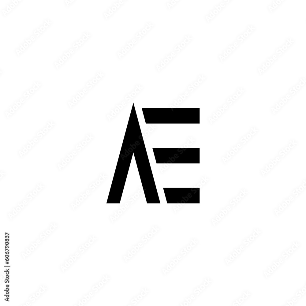 ae letter abstract logo and icon. ae letter abstract logo and icon.