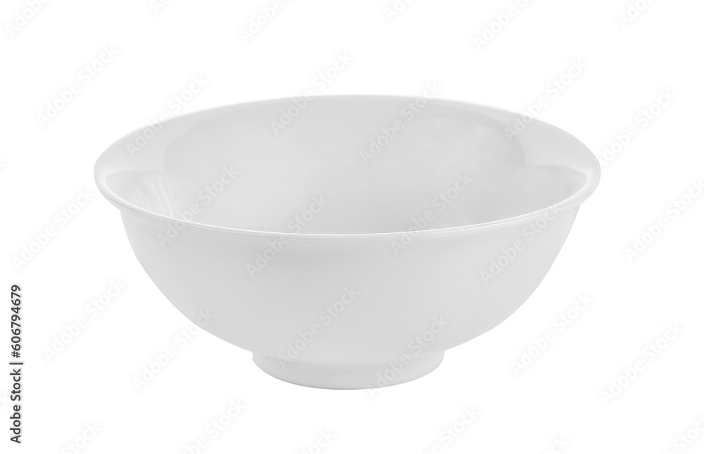 Empty white bowl isolated on transparent png Empty white bowl isolated on transparent png