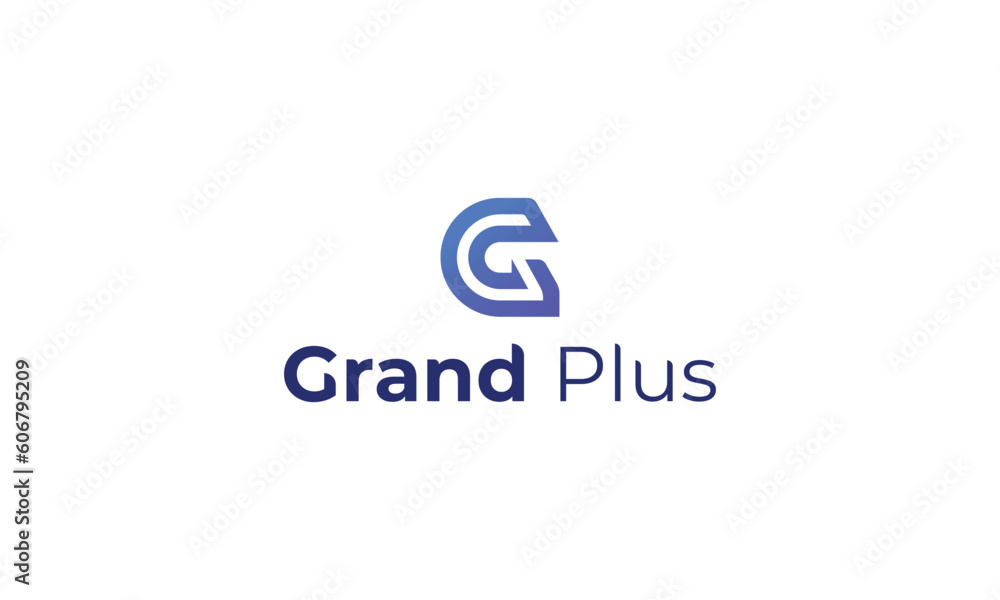 Letter G line art simple gradient colour technological logo Letter G line art simple gradient colour technological logo