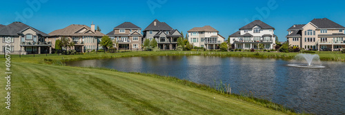 The Willows golf course and homes in Saskatoon, Saskatchewan