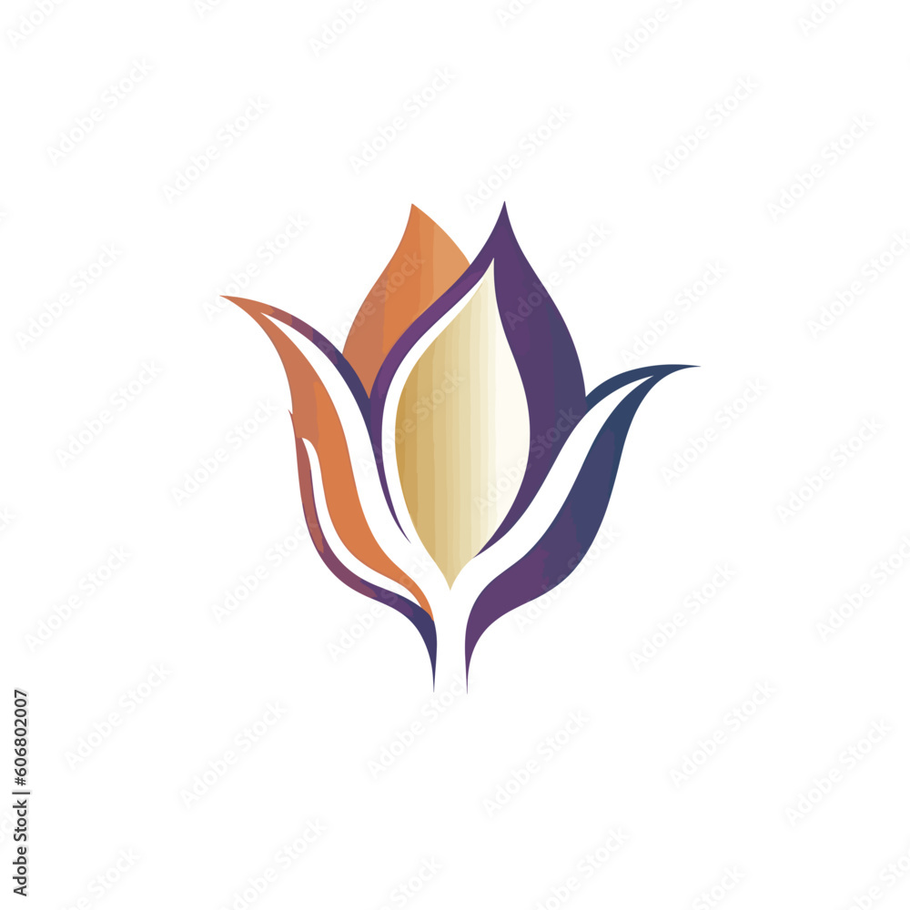 Obraz premium Vector Tulip Flower illustration isolated on a white background.
