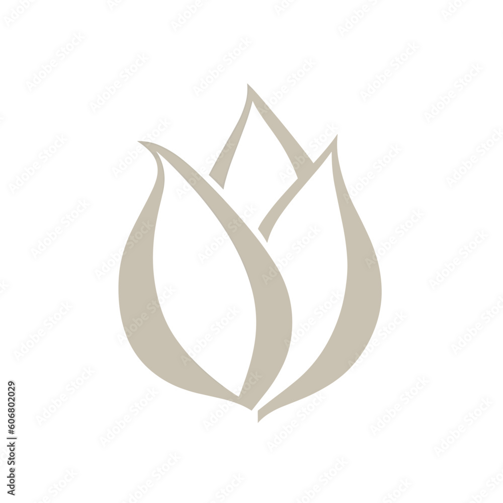 Vector Tulip Flower illustration isolated on a white background. Vector Tulip Flower illustration isolated on a white background.