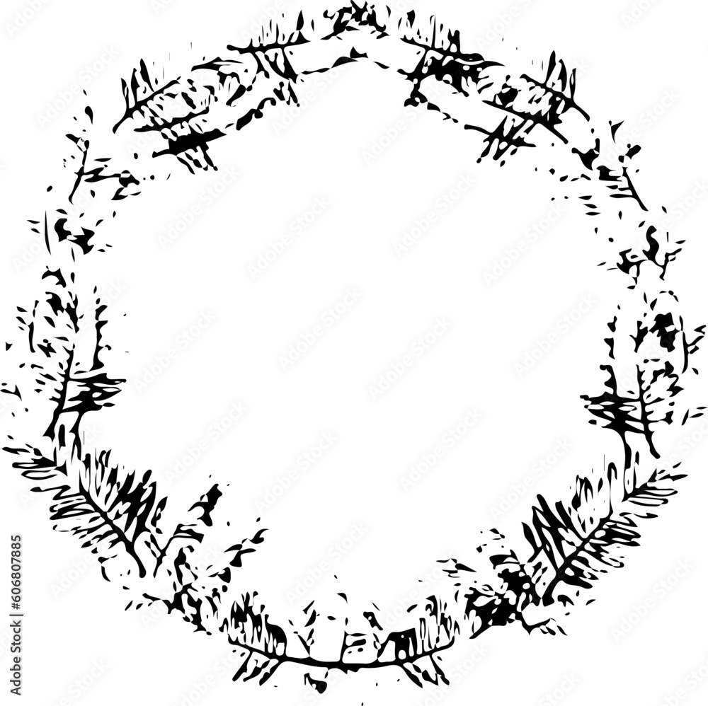 Winter wreath christmas Sketch Winter wreath christmas Sketch