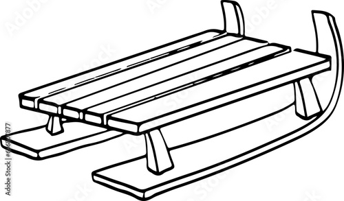 Winter sled Sketch