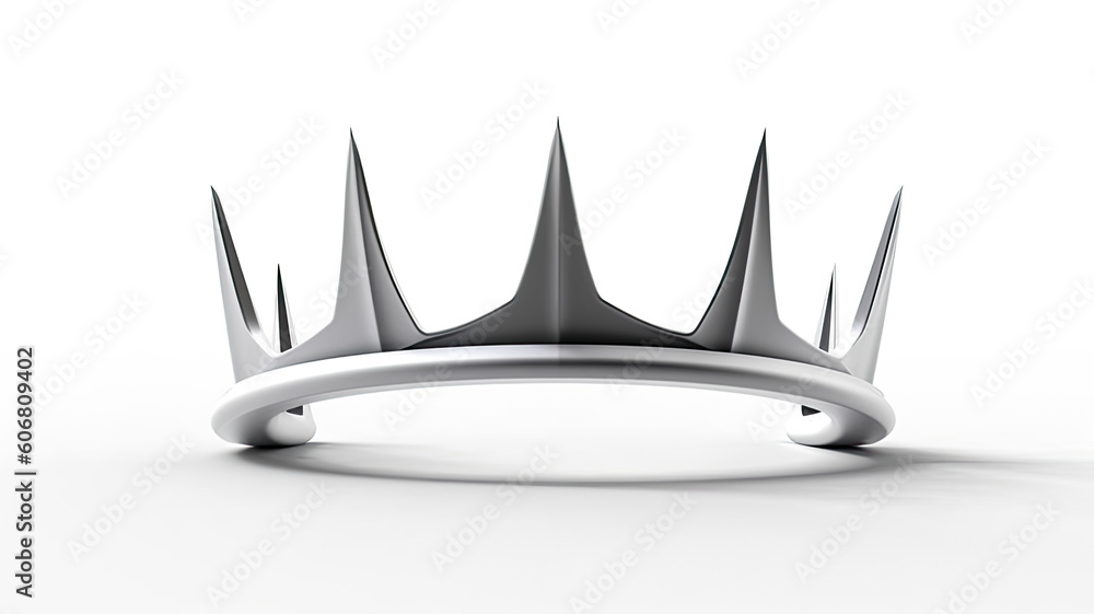 mockup of simple crown created with Generative AI technology mockup of simple crown created with Generative AI technology